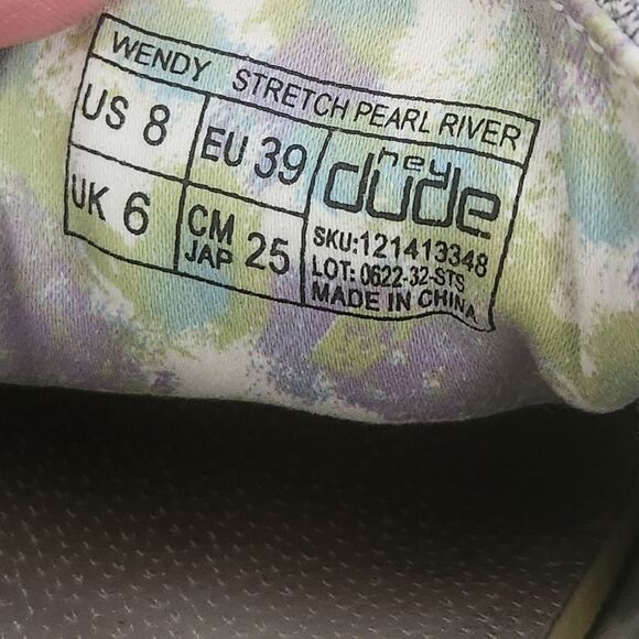 Hey Dude Womens Wendy Casual Slip On Shoes Size 8 Gray Stretch Pearl River - Picture 9 of 9